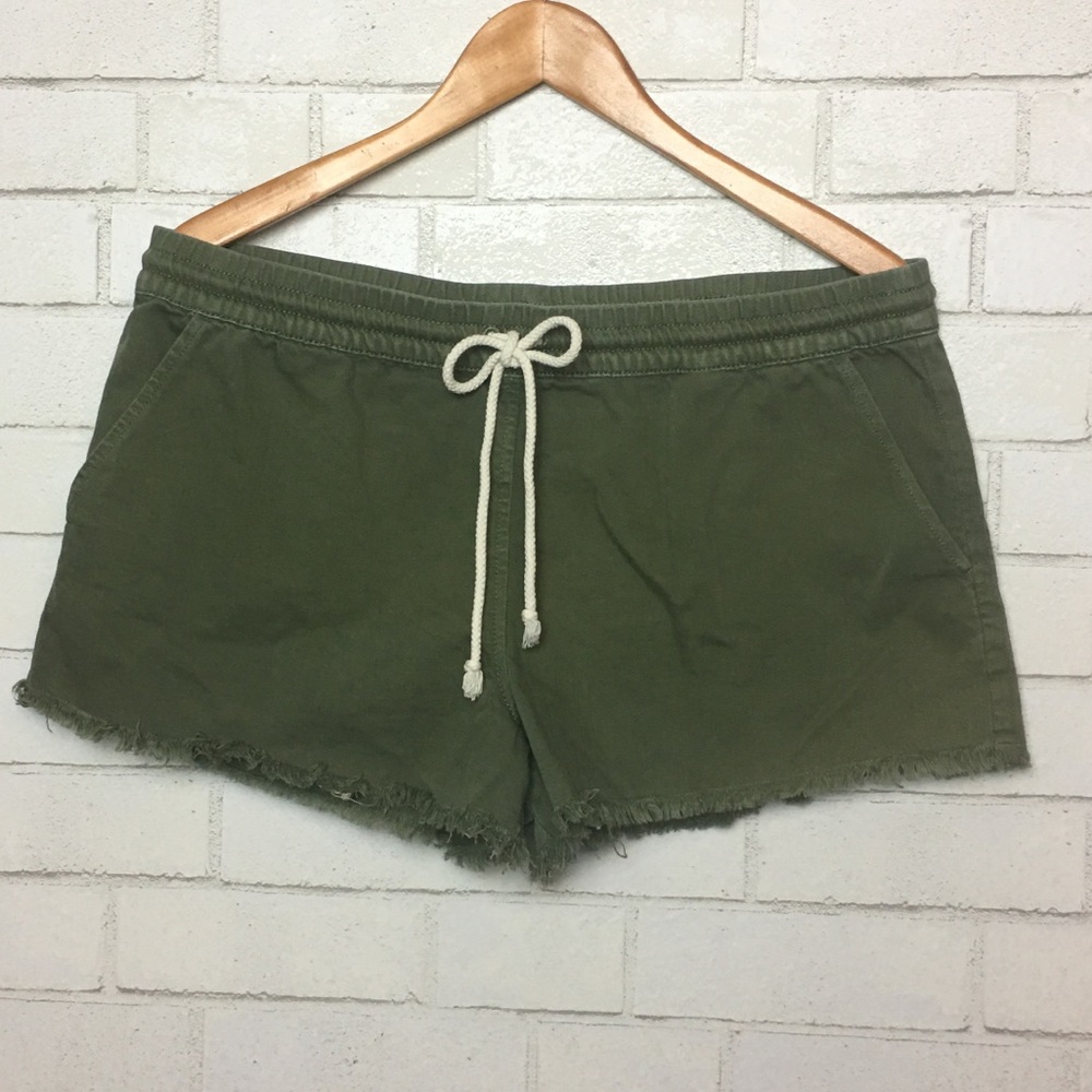 aerie raw hem shorts